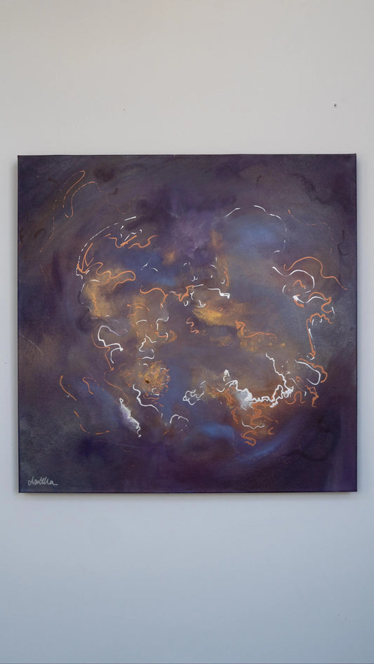 "Cosmic Dust" By Isabella Empey. SOLD. Isabella's Chroma Sky Diaries