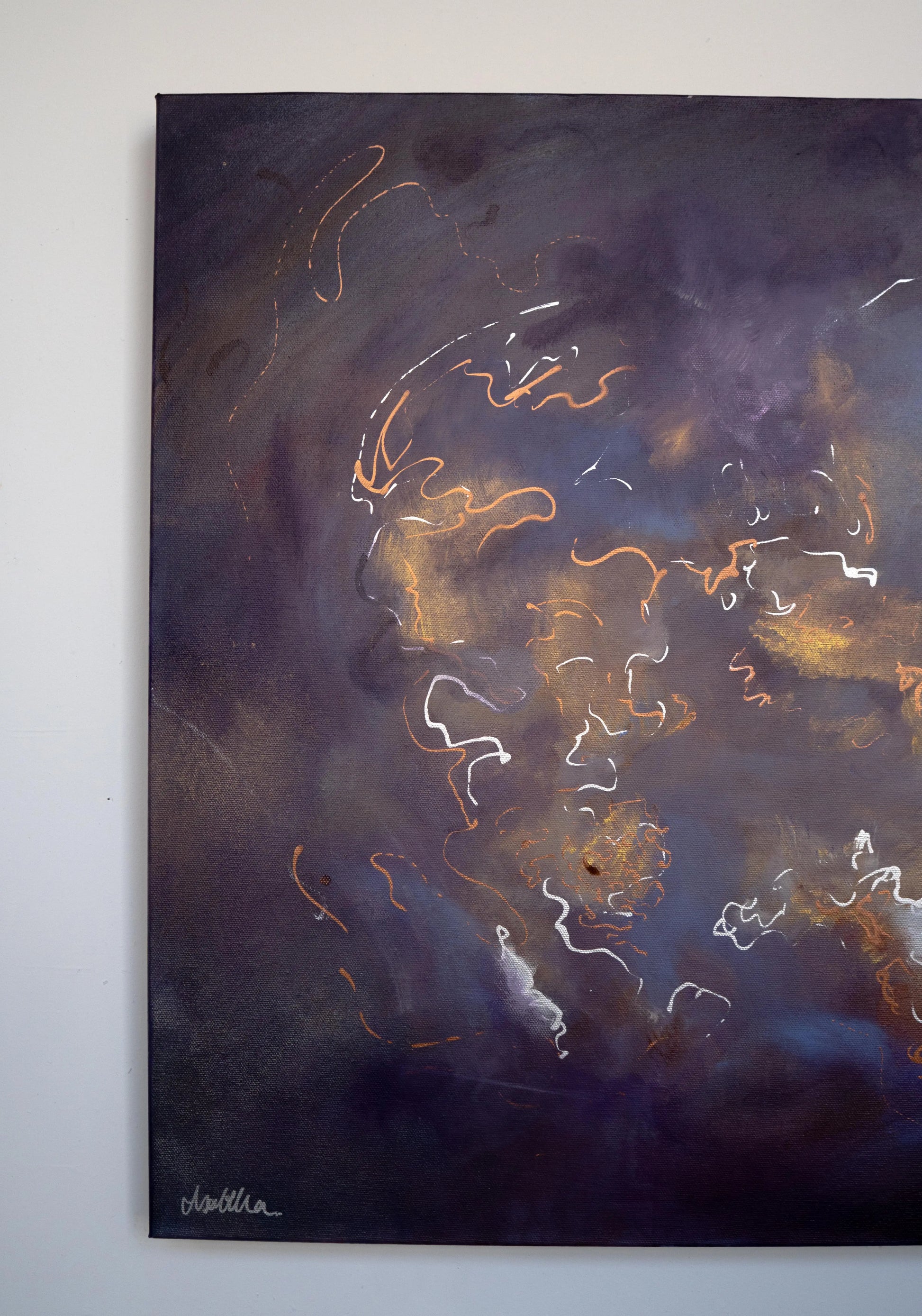 "Cosmic Dust" By Isabella Empey. SOLD. Isabella's Chroma Sky Diaries