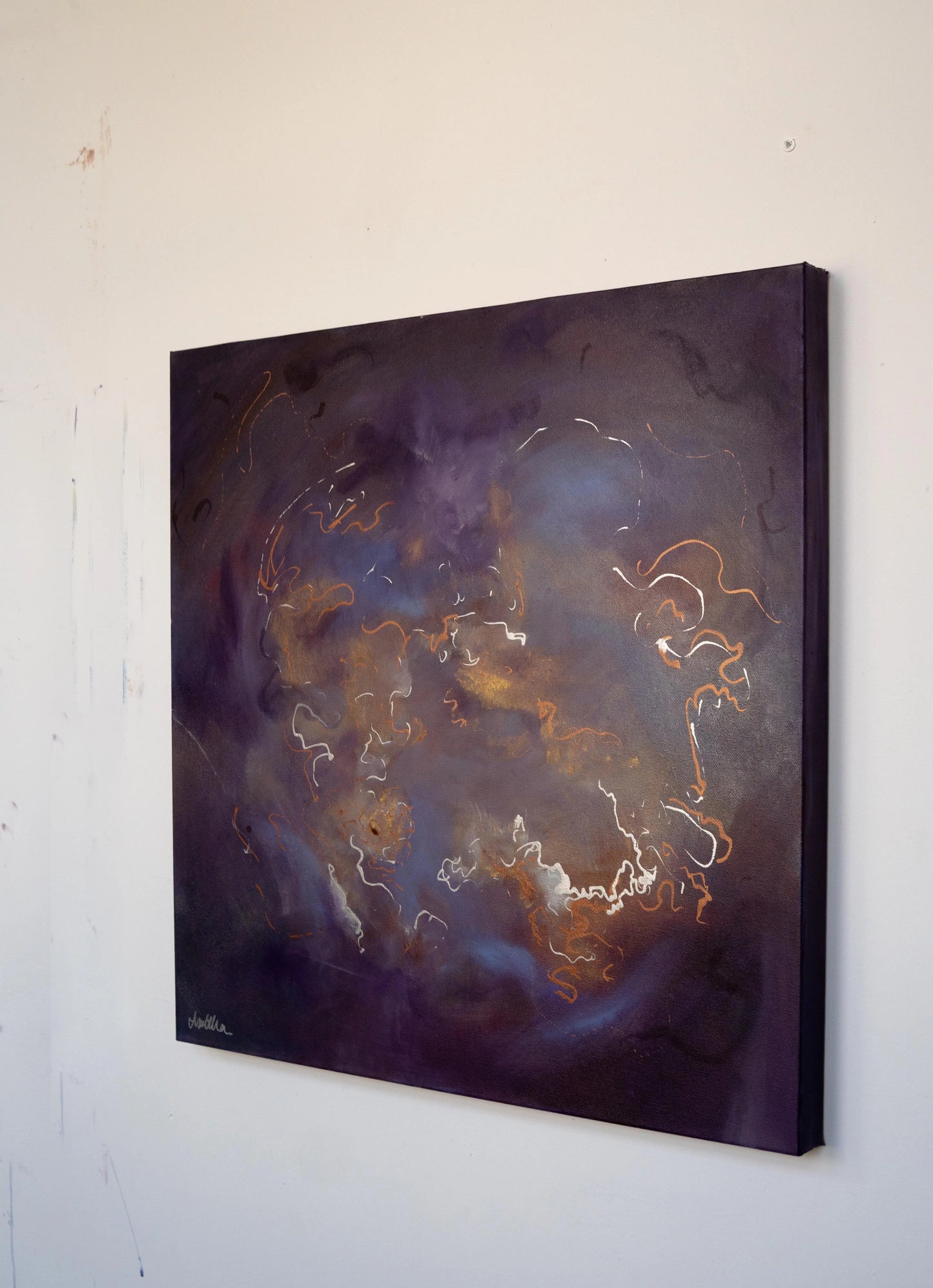 "Cosmic Dust" By Isabella Empey. SOLD. Isabella's Chroma Sky Diaries
